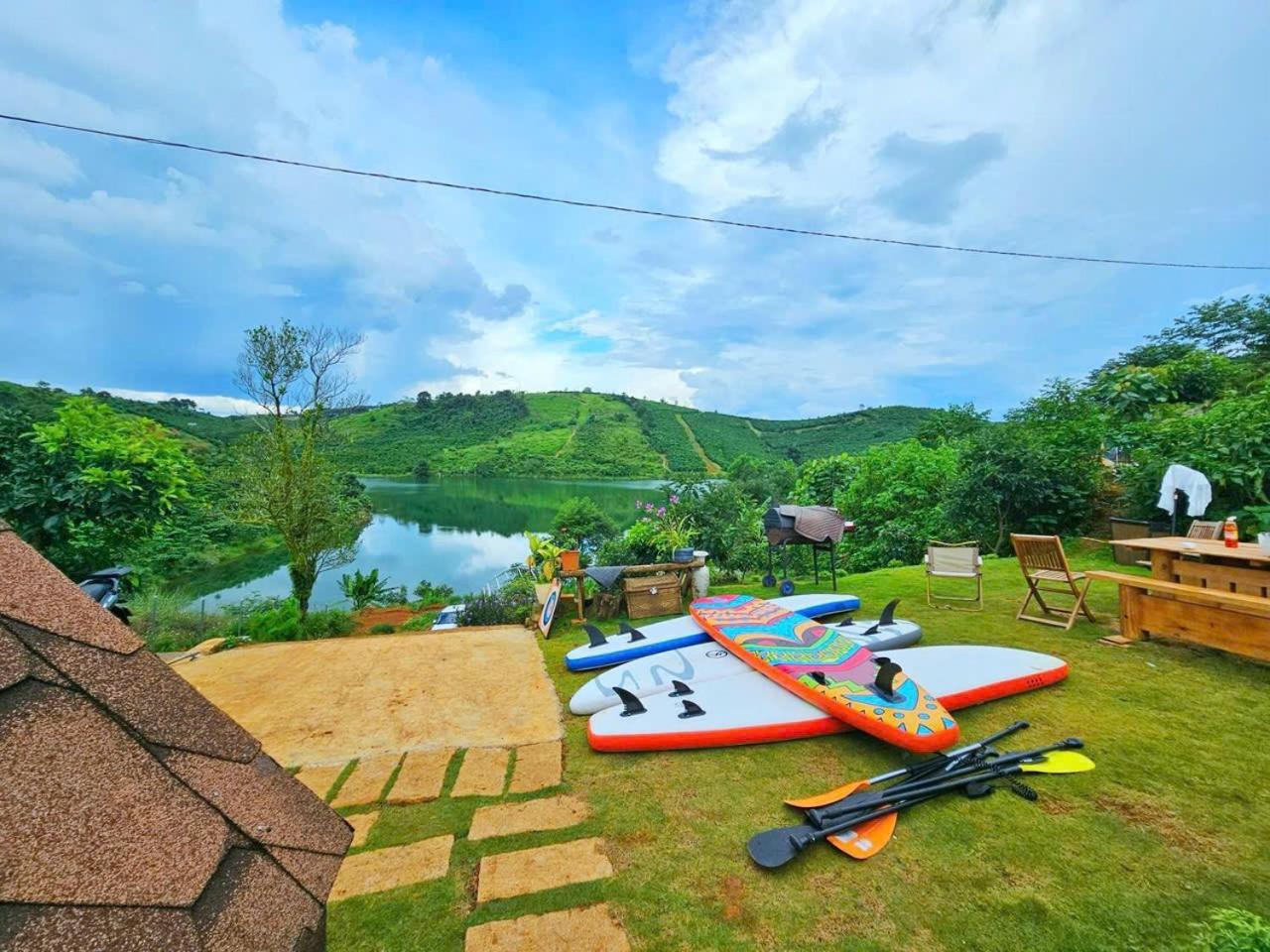 Hotel Nha Bao La - Ho Dak Long Thuong Bảo Lộc Esterno foto